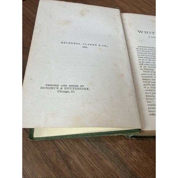 White Wings. A Yachting Romance by William Black/1stEd/1881 - Picture 11 of 13